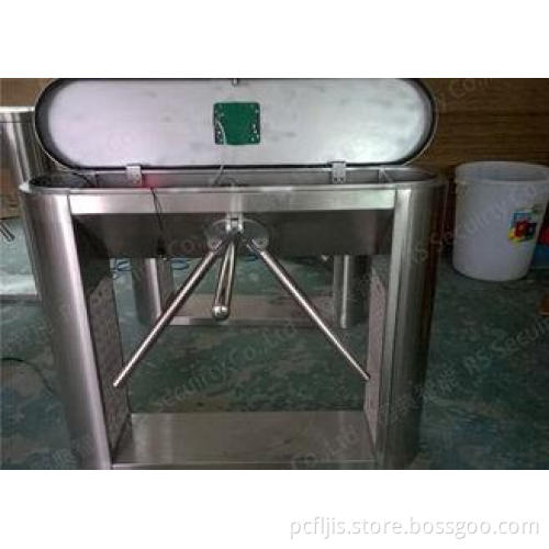 High Security IR Sensor Control Tripod Turnstiles 304 Stain